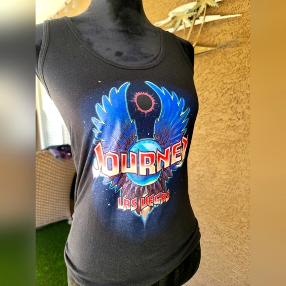 Tops | Rare Hard Rock Hotel Las Vegas Staff Tank Journey Small Size ...